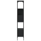 vidaXL Librería 5 estantes madera de ingeniería negro 76x33x188,5 cm vidaXL Librería 5 estantes madera de ingeniería negro 76x33x188,5 cm