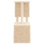 vidaXL Rascador para gatos con postes de sisal color crema 86 cm vidaXL Rascador para gatos con postes de sisal color crema 86 cm