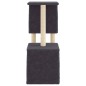 vidaXL Rascador para gatos con postes de sisal gris oscuro 86 cm vidaXL Rascador para gatos con postes de sisal gris oscuro 86 cm