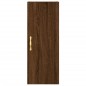 vidaXL Aparador alto madera contrachapada roble marrón 34,5x34x180 cm vidaXL Aparador alto madera contrachapada roble marrón 34,5x34x180 cm