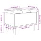 vidaXL Banco con almacenaje madera ingeniería roble marrón 62x42x46 cm vidaXL Banco con almacenaje madera ingeniería roble marrón 62x42x46 cm