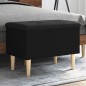 vidaXL Banco con almacenaje madera de ingeniería negro 62x42x46 cm