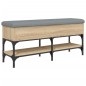 vidaXL Banco zapatero madera de ingeniería roble Sonoma 102x32x45 cm vidaXL Banco zapatero madera de ingeniería roble Sonoma 102x32x45 cm