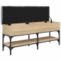 vidaXL Banco zapatero madera de ingeniería roble Sonoma 102x32x45 cm vidaXL Banco zapatero madera de ingeniería roble Sonoma 102x32x45 cm
