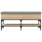 vidaXL Banco zapatero madera de ingeniería roble Sonoma 102x32x45 cm vidaXL Banco zapatero madera de ingeniería roble Sonoma 102x32x45 cm