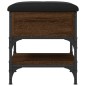 vidaXL Banco zapatero madera de ingeniería marrón roble 42x42x45 cm vidaXL Banco zapatero madera de ingeniería marrón roble 42x42x45 cm