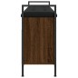 vidaXL Banco zapatero madera ingeniería marrón roble 105,5x32x57,5 cm vidaXL Banco zapatero madera ingeniería marrón roble 105,5x32x57,5 cm