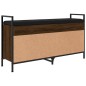 vidaXL Banco zapatero madera ingeniería marrón roble 105,5x32x57,5 cm vidaXL Banco zapatero madera ingeniería marrón roble 105,5x32x57,5 cm