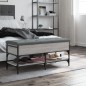 vidaXL Banco zapatero madera de ingeniería gris Sonoma 102x42x45 cm vidaXL Banco zapatero madera de ingeniería gris Sonoma 102x42x45 cm
