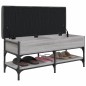 vidaXL Banco zapatero madera de ingeniería gris Sonoma 102x42x45 cm vidaXL Banco zapatero madera de ingeniería gris Sonoma 102x42x45 cm