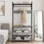 vidaXL Armario cajones madera ingeniería gris Sonoma 89x39x184,5 cm vidaXL Armario cajones madera ingeniería gris Sonoma 89x39x184,5 cm