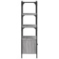 vidaXL Librería 3 estantes madera ingeniería gris Sonoma 70x30x109,5cm vidaXL Librería 3 estantes madera ingeniería gris Sonoma 70x30x109,5cm