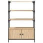 vidaXL Librería 3 estantes madera ingeniería roble 70x30x109,5 cm vidaXL Librería 3 estantes madera ingeniería roble 70x30x109,5 cm