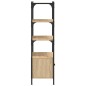 vidaXL Librería 3 estantes madera ingeniería roble 70x30x109,5 cm vidaXL Librería 3 estantes madera ingeniería roble 70x30x109,5 cm