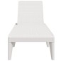 vidaXL Tumbona de PP blanco 186x60x29 cm vidaXL Tumbona de PP blanco 186x60x29 cm