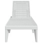 vidaXL Tumbona de PP blanco 186x60x29 cm vidaXL Tumbona de PP blanco 186x60x29 cm