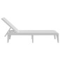 vidaXL Tumbona de PP blanco 186x60x29 cm vidaXL Tumbona de PP blanco 186x60x29 cm