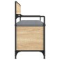 vidaXL Banco almacenaje madera ingeniería roble Sonoma 85,5x42x73,5 cm vidaXL Banco almacenaje madera ingeniería roble Sonoma 85,5x42x73,5 cm