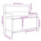 vidaXL Banco almacenaje madera ingeniería roble Sonoma 85,5x42x73,5 cm vidaXL Banco almacenaje madera ingeniería roble Sonoma 85,5x42x73,5 cm