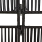 vidaXL Biombo de 5 paneles ratán sintético negro vidaXL Biombo de 5 paneles ratán sintético negro