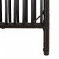 vidaXL Biombo de 5 paneles ratán sintético negro vidaXL Biombo de 5 paneles ratán sintético negro