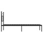 vidaXL Estructura de cama con cabecero metal negro 100x190 cm vidaXL Estructura de cama con cabecero metal negro 100x190 cm