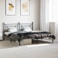 vidaXL Estructura de cama con cabecero metal negro 183x213 cm vidaXL Estructura de cama con cabecero metal negro 183x213 cm