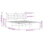 vidaXL Estructura de cama con cabecero metal negro 183x213 cm vidaXL Estructura de cama con cabecero metal negro 183x213 cm