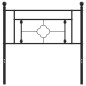 vidaXL Cabecero de metal negro 90 cm vidaXL Cabecero de metal negro 90 cm