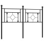 vidaXL Cabecero de metal negro 135 cm vidaXL Cabecero de metal negro 135 cm