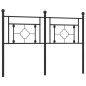 vidaXL Cabecero de metal negro 135 cm vidaXL Cabecero de metal negro 135 cm