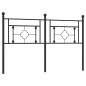 vidaXL Cabecero de metal negro 150 cm vidaXL Cabecero de metal negro 150 cm