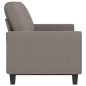 vidaXL Sofá de 3 plazas de tela gris taupe 180 cm vidaXL Sofá de 3 plazas de tela gris taupe 180 cm