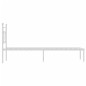 vidaXL Estructura de cama de metal con cabecero blanco 75x190 cm vidaXL Estructura de cama de metal con cabecero blanco 75x190 cm