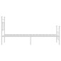 vidaXL Estructura cama metal con cabecero y pie cama blanca 90x200 cm vidaXL Estructura cama metal con cabecero y pie cama blanca 90x200 cm