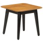 vidaXL Mesa de centro hierro y madera maciza de mango 45x45x40 cm vidaXL Mesa de centro hierro y madera maciza de mango 45x45x40 cm