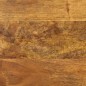 vidaXL Mesa de centro hierro y madera maciza de mango 45x45x40 cm vidaXL Mesa de centro hierro y madera maciza de mango 45x45x40 cm