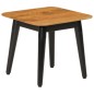 vidaXL Mesa de centro hierro y madera maciza de mango 45x45x40 cm vidaXL Mesa de centro hierro y madera maciza de mango 45x45x40 cm
