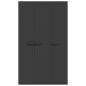 vidaXL Armario de almacenaje exterior PP negro 97x37x165 cm vidaXL Armario de almacenaje exterior PP negro 97x37x165 cm