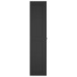 vidaXL Armario de almacenaje exterior PP negro 97x37x165 cm vidaXL Armario de almacenaje exterior PP negro 97x37x165 cm