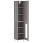 vidaXL Aparador alto madera contrachapada gris Sonoma 34,5x34x180 cm vidaXL Aparador alto madera contrachapada gris Sonoma 34,5x34x180 cm