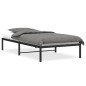 vidaXL Estructura de cama de metal negro 107x203 cm vidaXL Estructura de cama de metal negro 107x203 cm