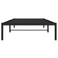 vidaXL Estructura de cama de metal negro 107x203 cm vidaXL Estructura de cama de metal negro 107x203 cm