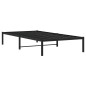 vidaXL Estructura de cama de metal negro 107x203 cm vidaXL Estructura de cama de metal negro 107x203 cm