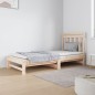 vidaXL Sofá cama extraíble madera maciza de pino 2x(90x190) cm vidaXL Sofá cama extraíble madera maciza de pino 2x(90x190) cm