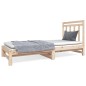 vidaXL Sofá cama extraíble madera maciza de pino 2x(90x190) cm vidaXL Sofá cama extraíble madera maciza de pino 2x(90x190) cm