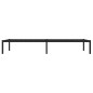 vidaXL Estructura de cama de metal negro 90x190 cm