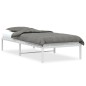 vidaXL Estructura de cama de metal blanca 90x200 cm vidaXL Estructura de cama de metal blanca 90x200 cm