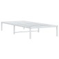 vidaXL Estructura de cama de metal blanca 90x200 cm vidaXL Estructura de cama de metal blanca 90x200 cm