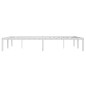 vidaXL Estructura de cama de metal blanca 135x190 cm vidaXL Estructura de cama de metal blanca 135x190 cm